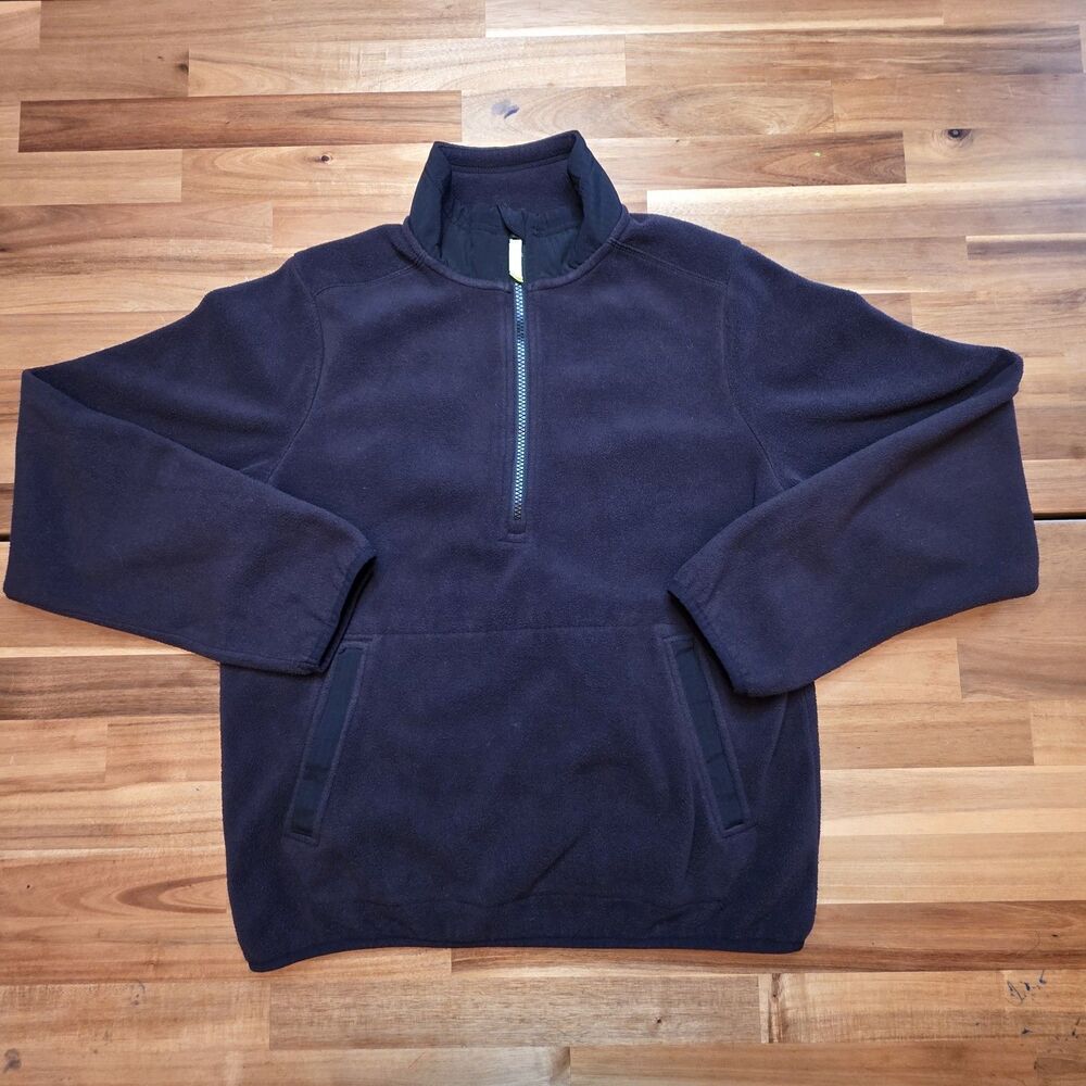 Athletic Works Youth XL (14–16) Navy Quarter Zip Fleece Pullover